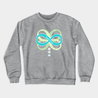 Infinity Happiness - smile design Crewneck Sweatshirt